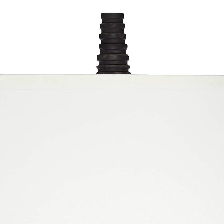 Image 3 Pacific Coast Lighting Matinee 31" Modern Black Column Table Lamp more views