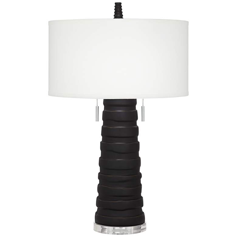 Image 2 Pacific Coast Lighting Matinee Black Column Table Lamp