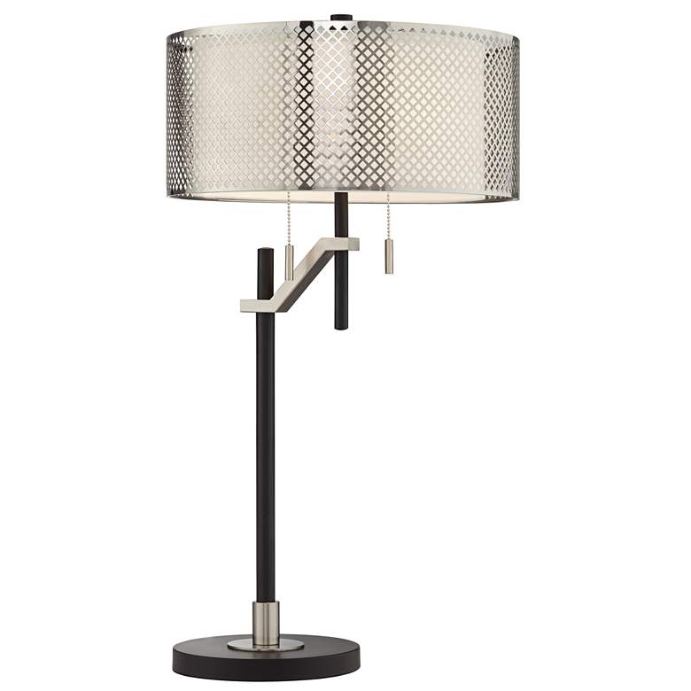Image 5 Pacific Coast Lighting Metra 30 inch Offset Arm Modern Table Lamp more views