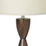 Pacific Coast Lighting Modern Hourglass Lamp with Charging Outlet
