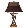 Pacific Coast Lighting Montana Reflections Rustic Tree Branch Table Lamp