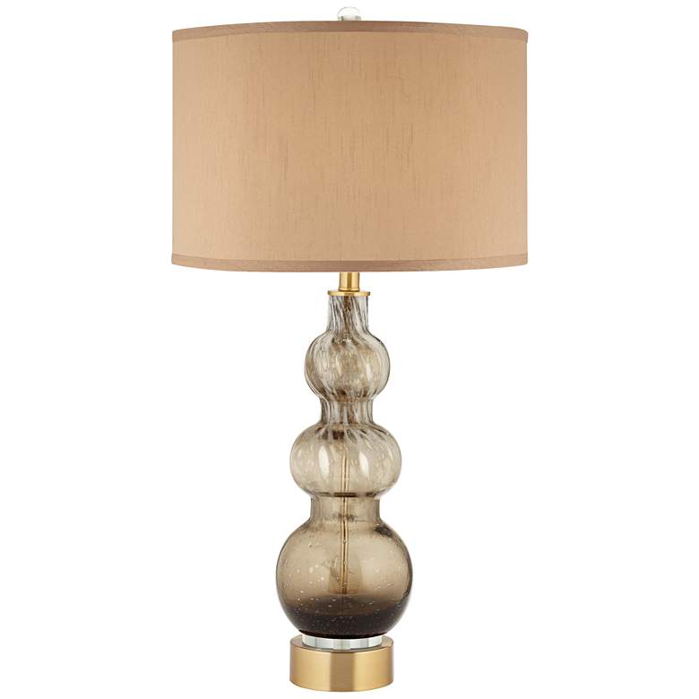 Image 2 Pacific Coast Lighting Noor Mid-Century Modern Luxe Glass Table Lamp