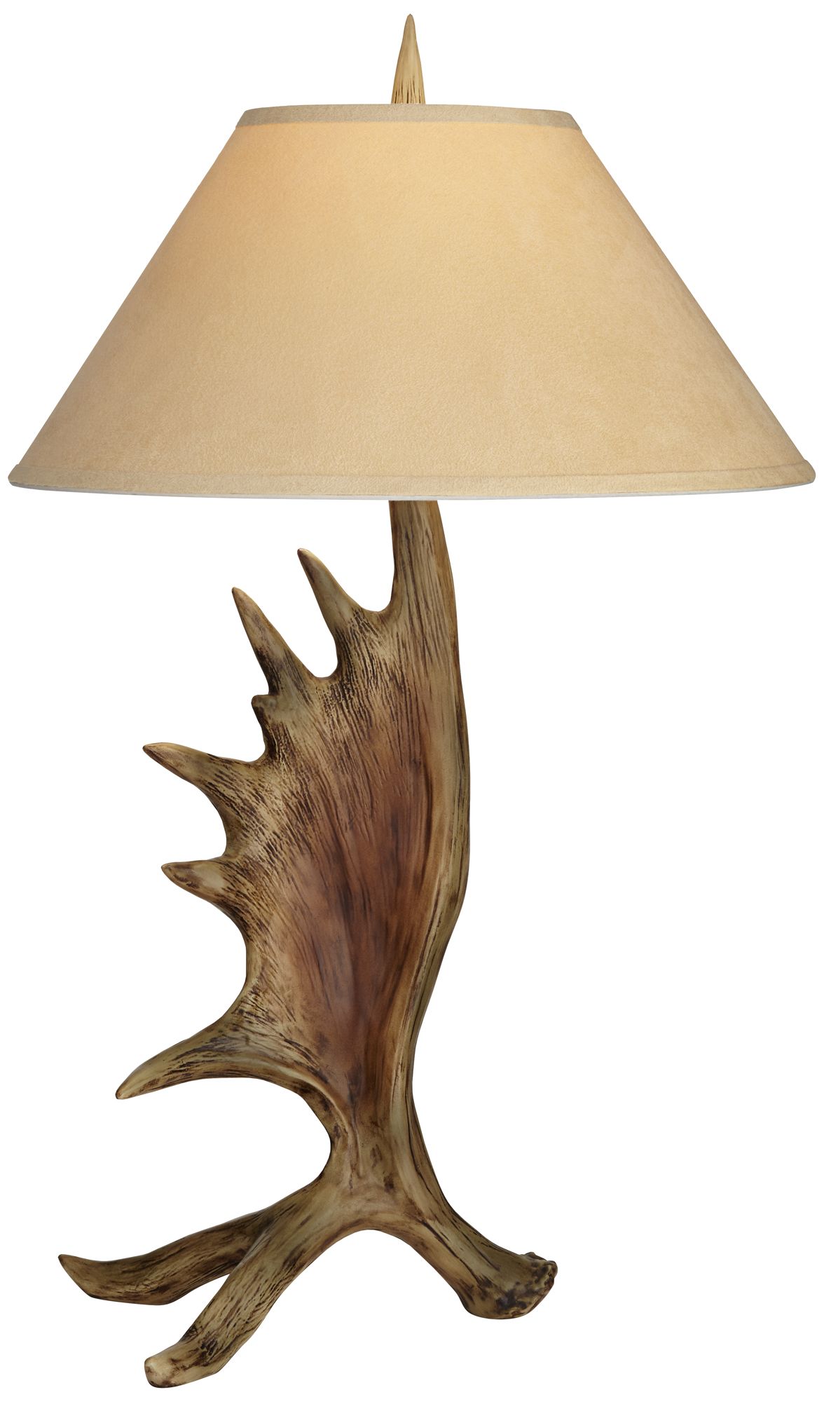 Pacific Coast Lighting North Woods Faux Antler Western Rustic Table Lamp