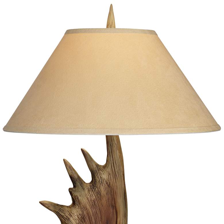 Image 4 Pacific Coast Lighting North Woods Faux Antler Western Rustic Table Lamp more views