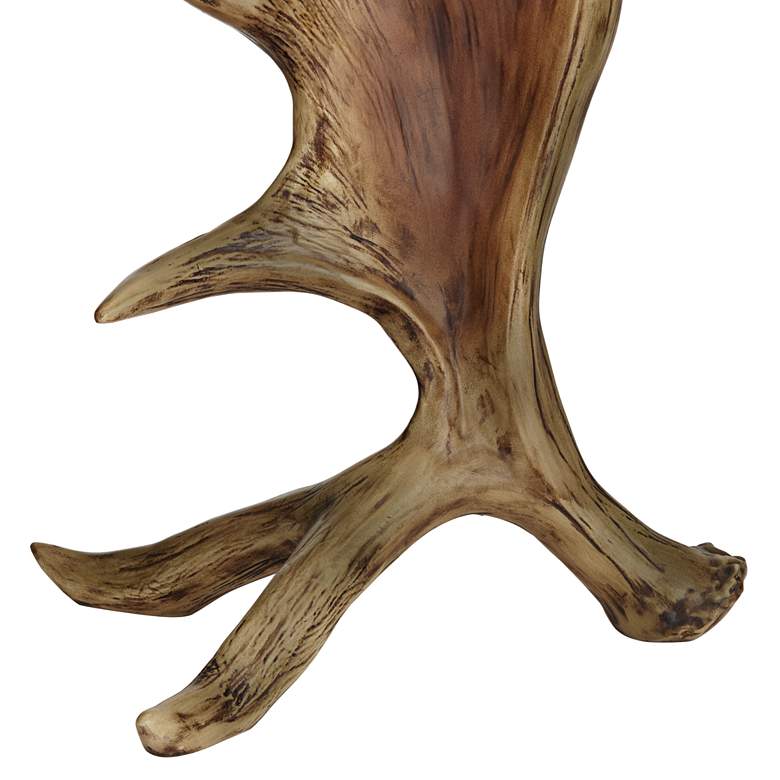 Image 7 Pacific Coast Lighting North Woods Faux Antler Western Rustic Table Lamp more views