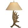 Pacific Coast Lighting North Woods Faux Antler Western Rustic Table Lamp