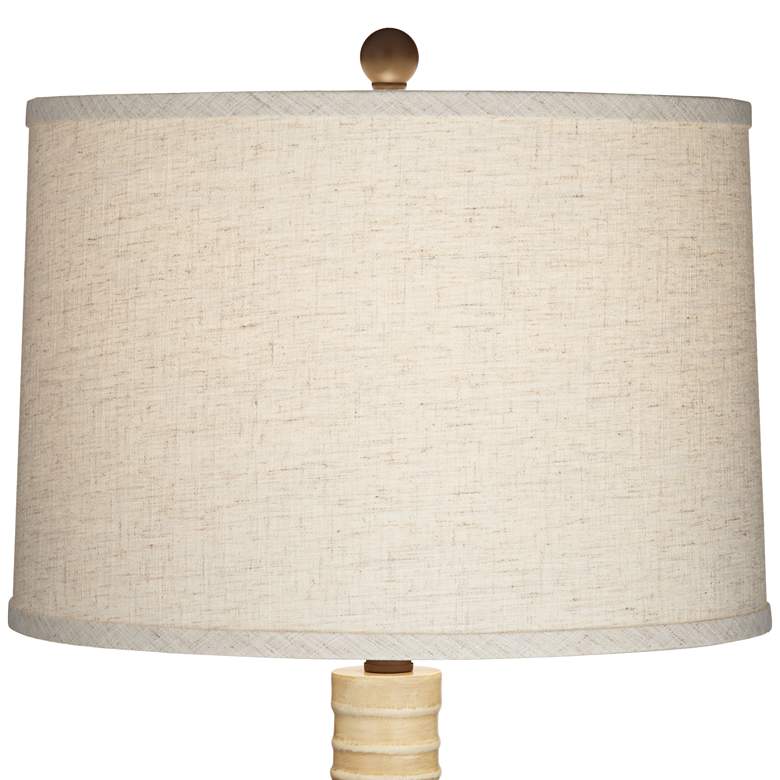 Image 3 Pacific Coast Lighting Nove Grooved Lines Modern Table Lamp more views