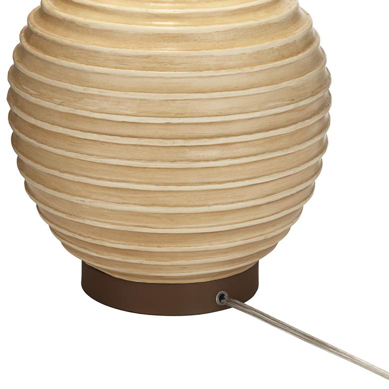 Image 6 Pacific Coast Lighting Nove Grooved Lines Modern Table Lamp more views