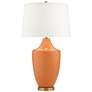 2_Pacific Coast Lighting Olivia 30" Orange Vase Modern Ceramic Lamp