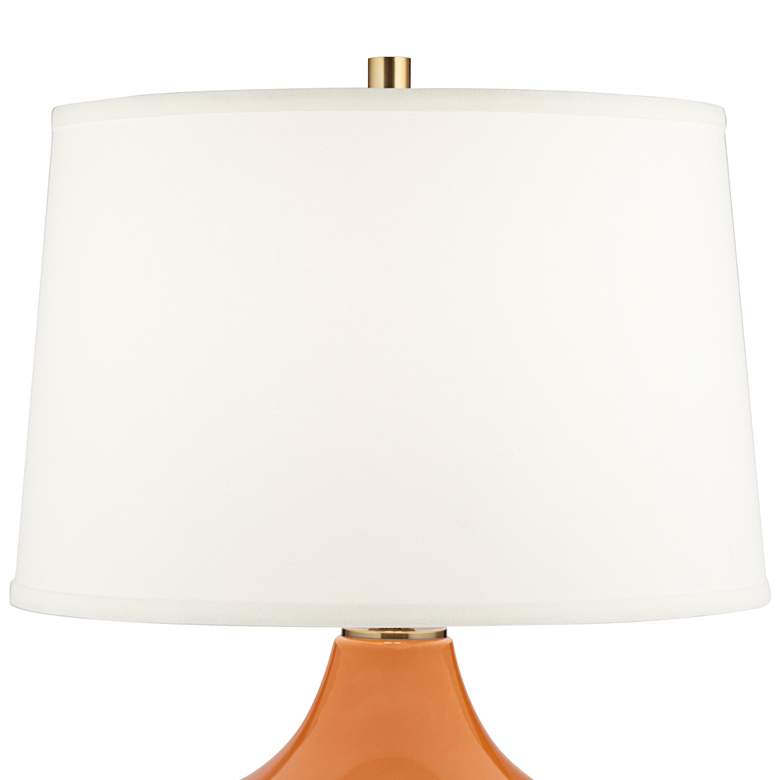 Image 4 Pacific Coast Lighting Olivia 30" Orange Vase Modern Ceramic Lamp more views
