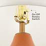 5_Pacific Coast Lighting Olivia 30" Orange Vase Modern Ceramic Lamp more views
