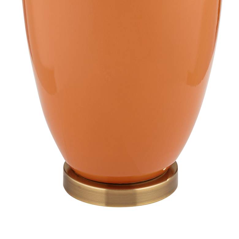 Image 6 Pacific Coast Lighting Olivia 30" Orange Vase Modern Ceramic Lamp more views