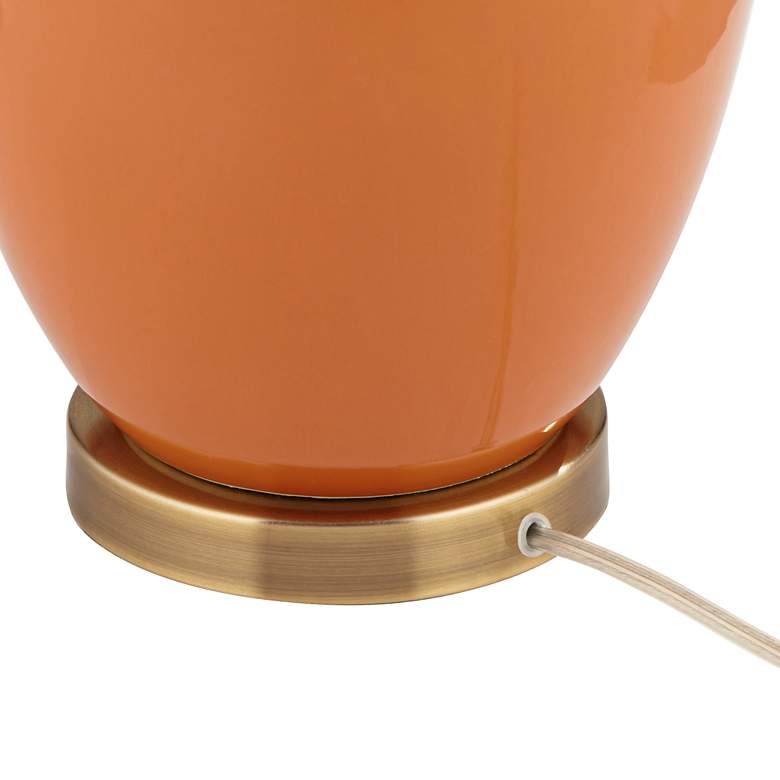 Image 7 Pacific Coast Lighting Olivia 30" Orange Vase Modern Ceramic Lamp more views