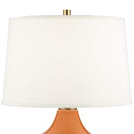 Image4 of Pacific Coast Lighting Olivia Orange Vase Modern Ceramic Table Lamp more views