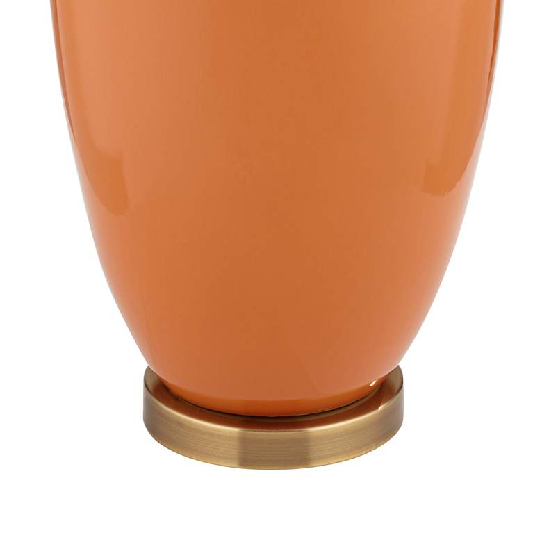 Image 6 Pacific Coast Lighting Olivia Orange Vase Modern Ceramic Table Lamp more views