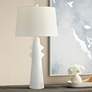 Pacific Coast Lighting Orita White Finish Modern Table Lamp