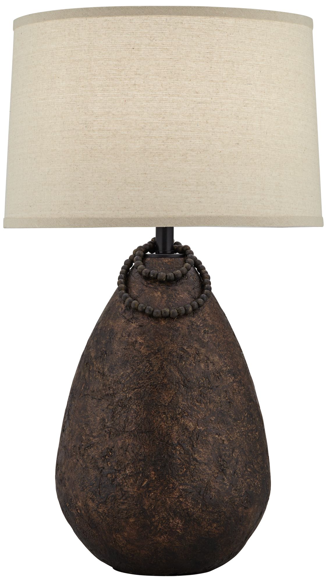 Pacific Coast Lighting Paloma Tobacco Brown Finish Rustic Table Lamp