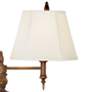 Pacific Coast Lighting Pontiac Double Arm Gold Crackle Outlet Table Lamp