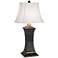 Pacific Coast Lighting Rattan Rope Workstation Outlet Socket Table Lamp