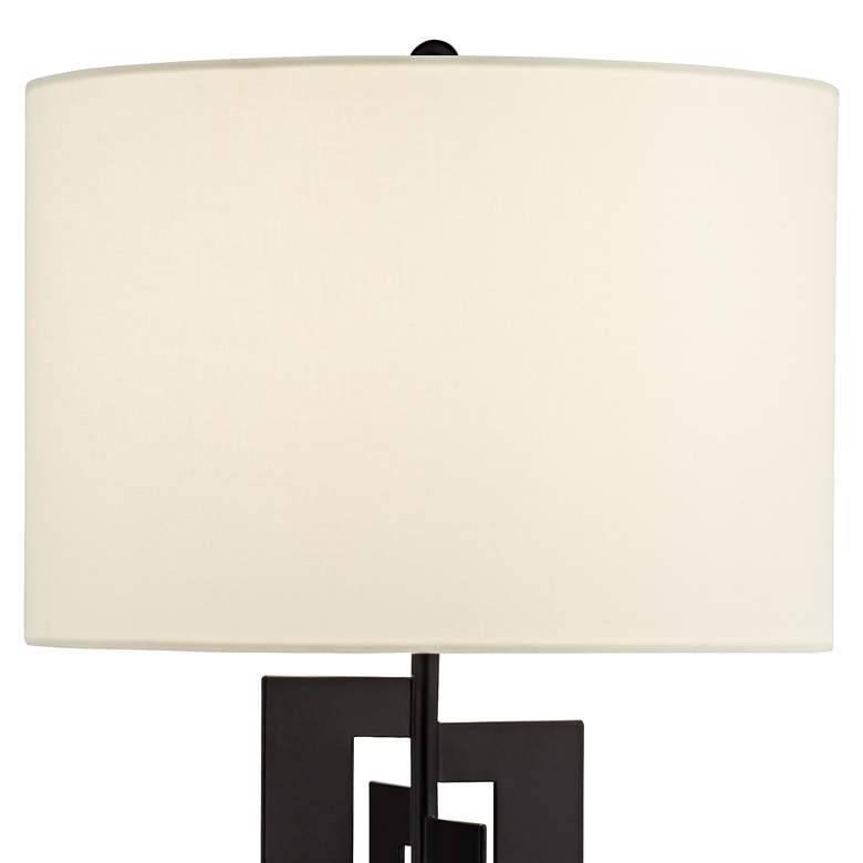 Image 4 Pacific Coast Lighting Razor 25" High Modern Black Finish Table Lamp more views