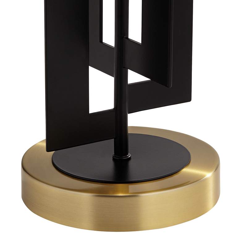 Image 6 Pacific Coast Lighting Razor 25" High Modern Black Finish Table Lamp more views