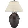 Pacific Coast Lighting Ria 28 1/2" Black Terracotta Jug Table Lamp