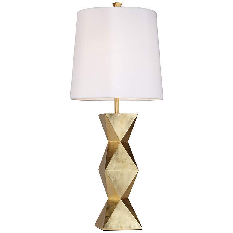 Image 3 Pacific Coast Lighting Ripley Gold Finish Modern Sculpture Table Lamp more views