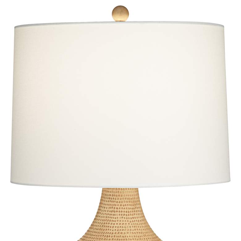 Image 4 Pacific Coast Lighting Rocco 31 1/2 inch Camel Brown Modern Table Lamp more views