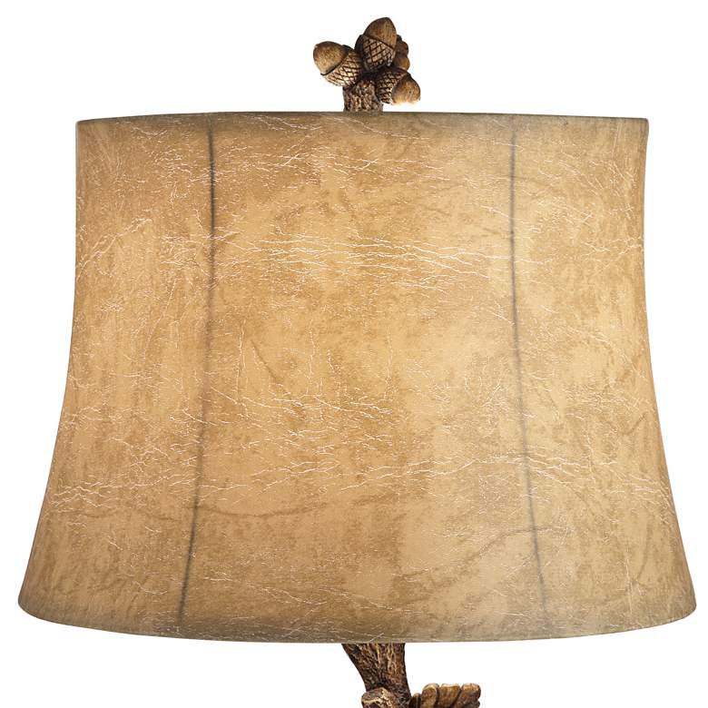 Image 6 Pacific Coast Lighting Rustic Acorn Tree Branch USB Table Lamps Set of 2 more views