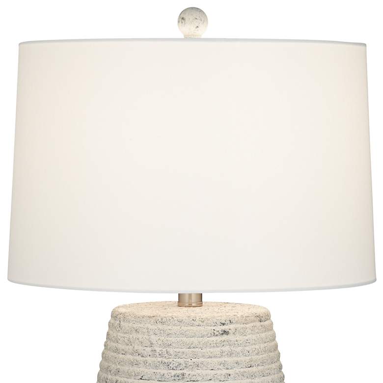 Image 4 Pacific Coast Lighting Sandstone 23 inch Modern Ceramic Lamps Set of 2 more views