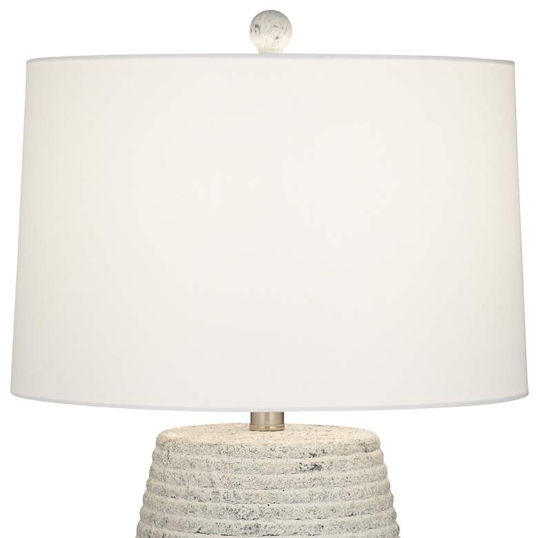 Image 4 Pacific Coast Lighting Sandstone Handcrafted Modern Ceramic Table Lamp more views