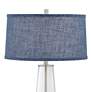 Pacific Coast Lighting Simple 29 1/2" Blue and Clear Glass Table Lamp