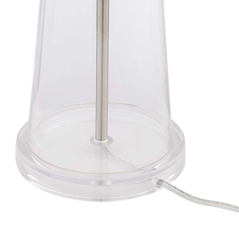 Image 6 Pacific Coast Lighting Simple 29 1/2 inch Blue and Clear Glass Table Lamp more views