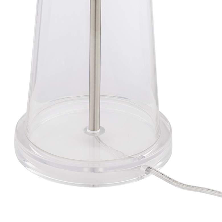 Image 6 Pacific Coast Lighting Simple 29 1/2" Blue and Clear Glass Table Lamp more views