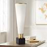 Pacific Coast Lighting Soho Modern Console Lamp with Black Marble