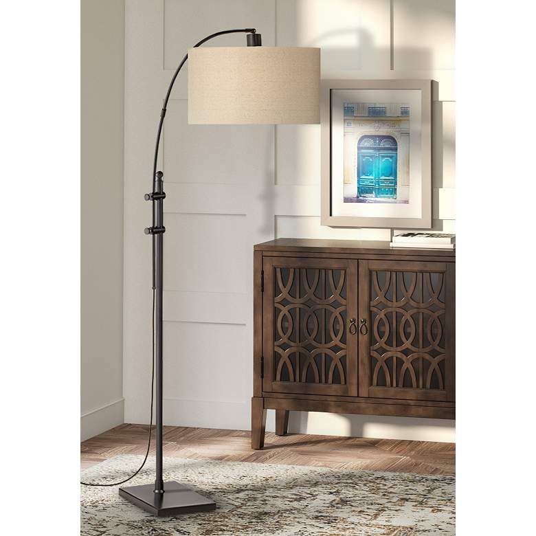 Image 1 Pacific Coast Lighting Spotlight Arc Adjustable Height Floor Lamp