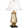 Pacific Coast Lighting Tarnished Silver Urn Table Lamp with Charing Sockets