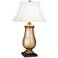 Pacific Coast Lighting Tarnished Silver Urn Table Lamp with Charing Sockets