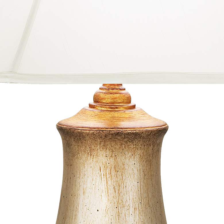 Image 3 Pacific Coast Lighting Tarnished Silver Urn Table Lamp with Charing Sockets more views