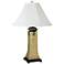 Pacific Coast Lighting Tarnished Silver Western Rustic Table Lamp