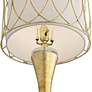 Pacific Coast Lighting Treviso 32" Gold Leaf Metal Table Lamp