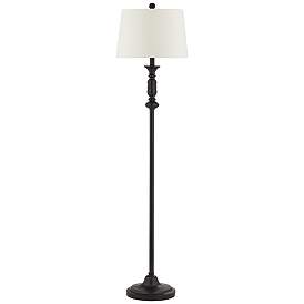 Image5 of Pacific Coast Lighting Tripoli Black 3-Piece Floor and Table Lamps Set more views