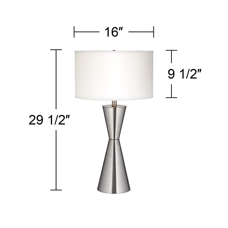 Image 2 Pacific Coast Lighting Troubadour 29 1/2" Modern Tapered Table Lamp more views