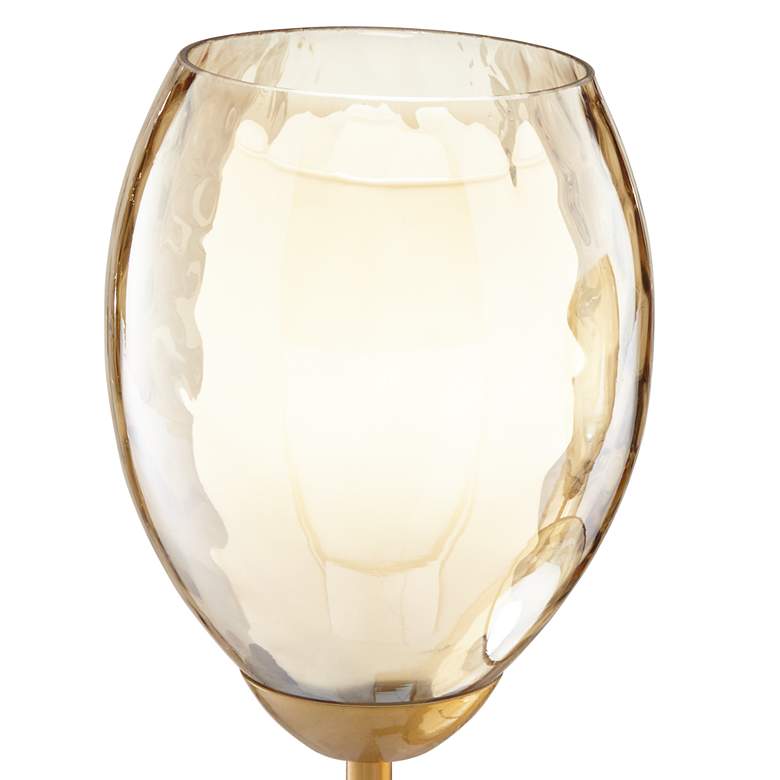 Image 3 Pacific Coast Lighting Tulip 64" High 4-Light Warm Brass Floor Lamp more views