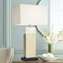 Pacific Coast Lighting Two-Tone Faux Marble and Gold Table Lamp