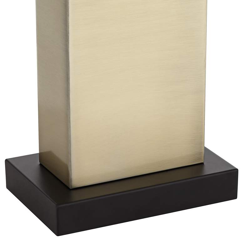 Image 6 Pacific Coast Lighting Two-Tone Faux Marble and Gold Table Lamp more views