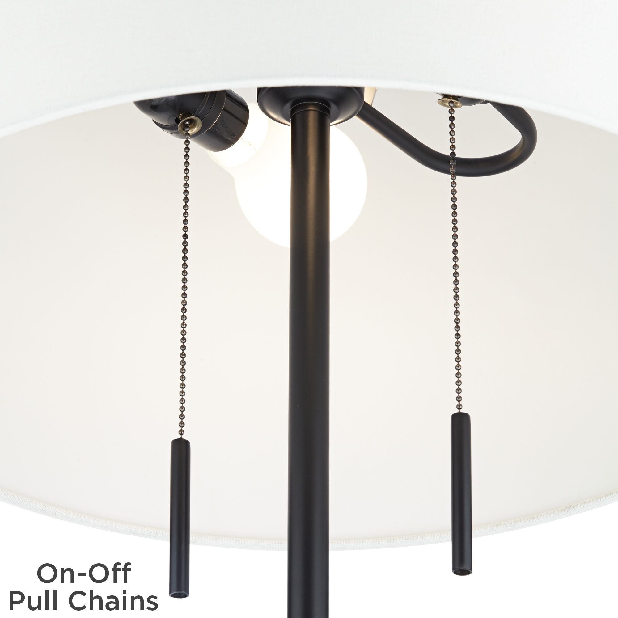 Pacific Coast Lighting Vanguard Light Oak Modern Glass Tray Floor Lamp