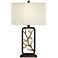 Pacific Coast Lighting Vera Bronze Branch and Leaves Sculptural Table Lamp