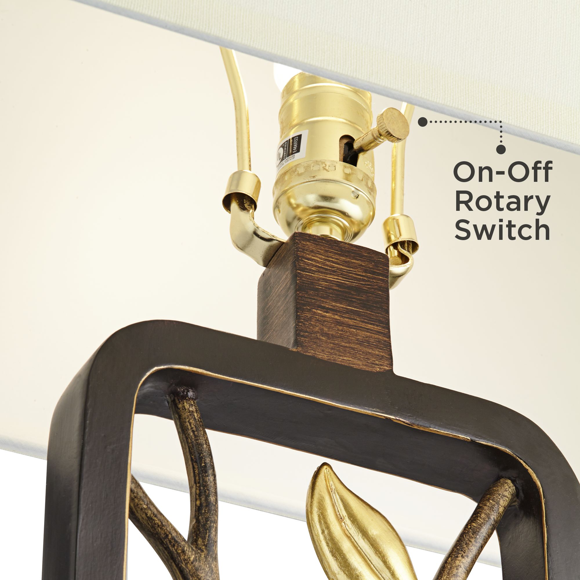 Pacific Coast Lighting Vera Bronze Branch and Leaves Sculptural Table