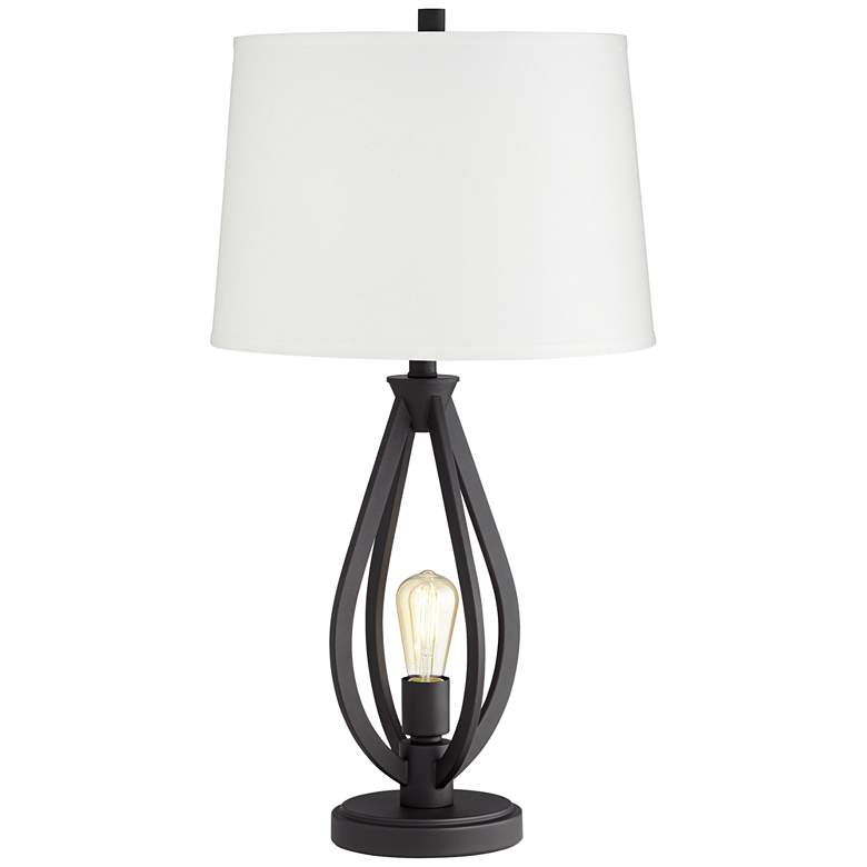 Image 2 Pacific Coast Lighting Verna 30 1/2" Black Night Light Table Lamp